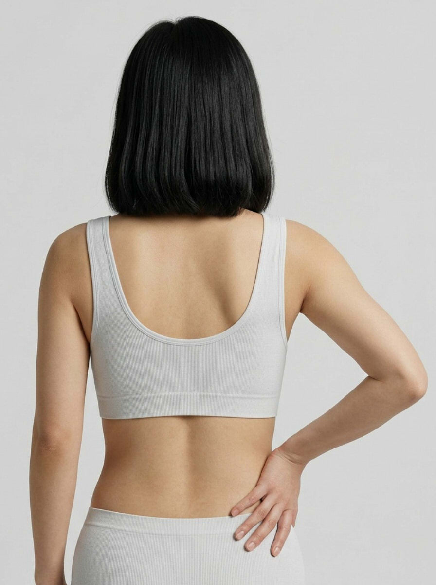 Brassière Classique en Viscose de Bambou - Blanc - Lingerie - Ethos Next