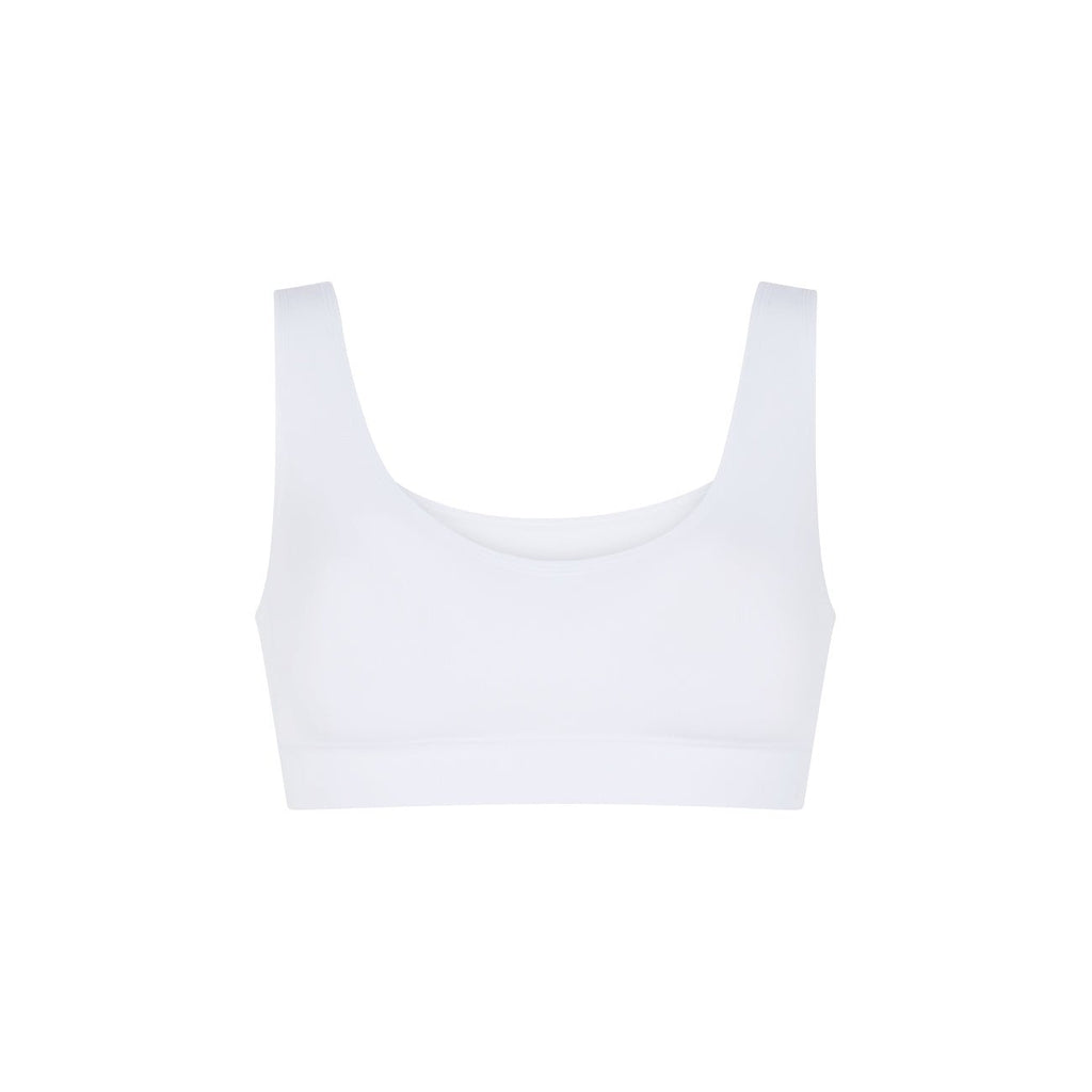 Brassière Classique en Viscose de Bambou - Blanc - Ethos Next