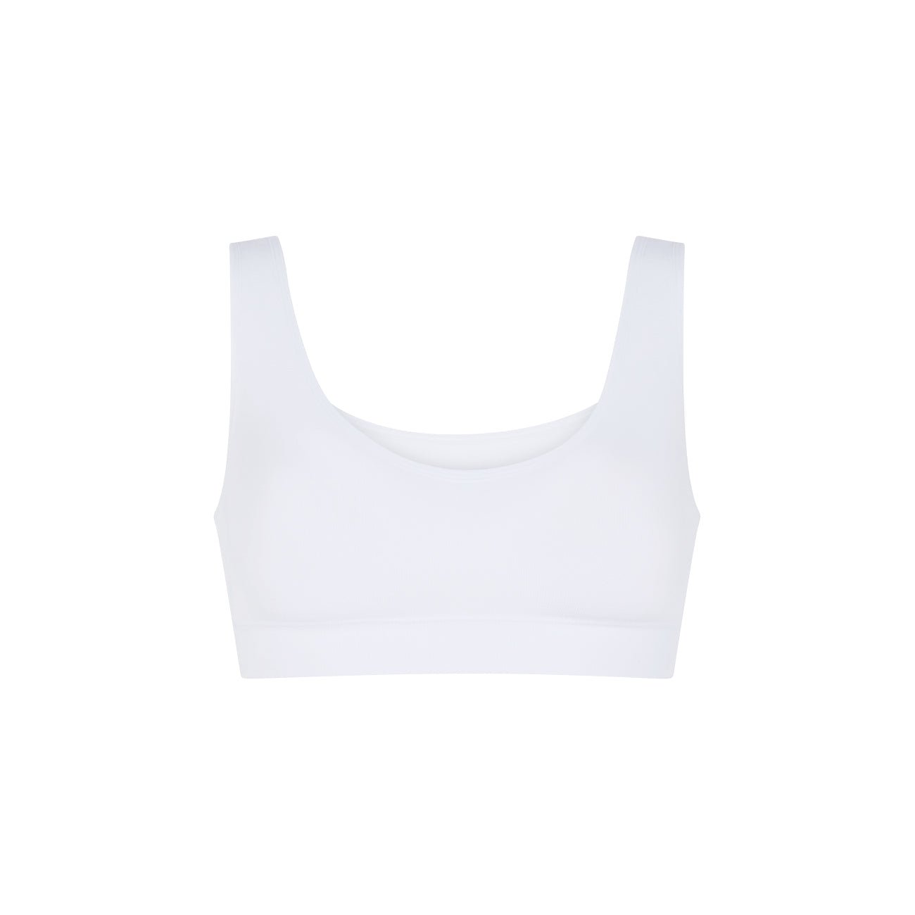 Brassière Classique en Viscose de Bambou - Blanc - Ethos Next