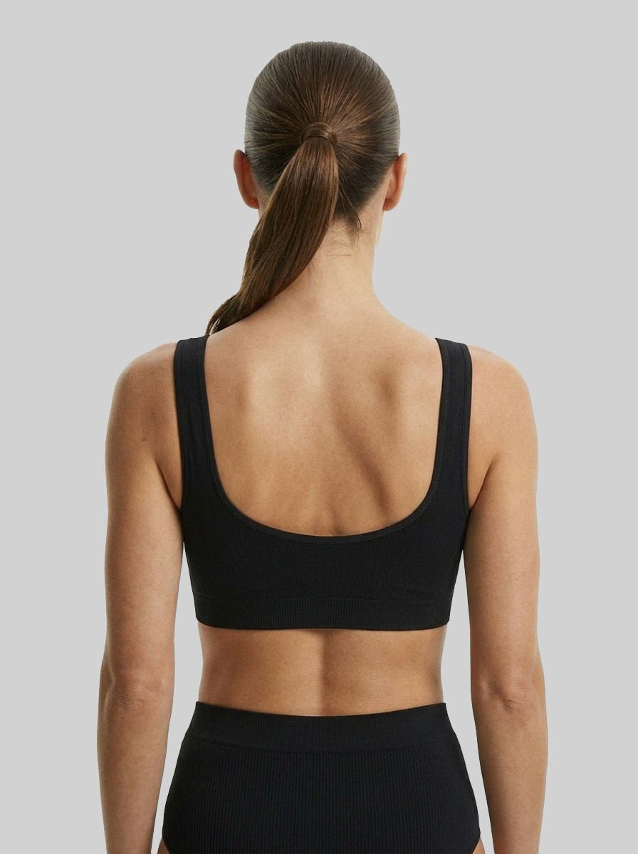 Brassière Classique en Viscose de Bambou - Noir - Ethos Next