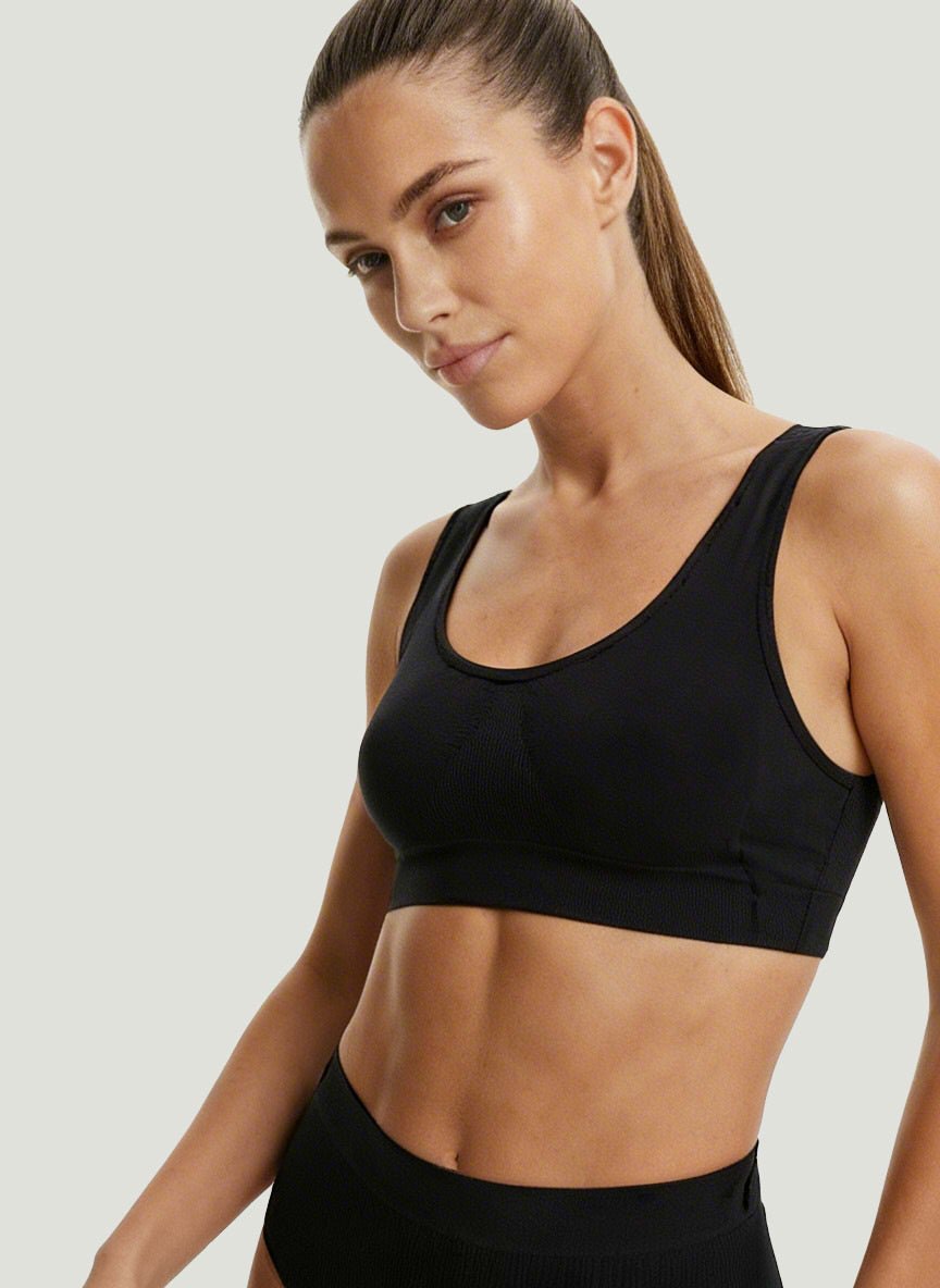 Brassière Classique en Viscose de Bambou - Noir - Ethos Next