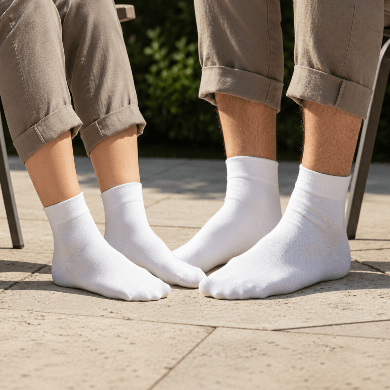 Chaussettes Classiques en Viscose de Bambou - Blanc - Chaussettes - Ethos Next