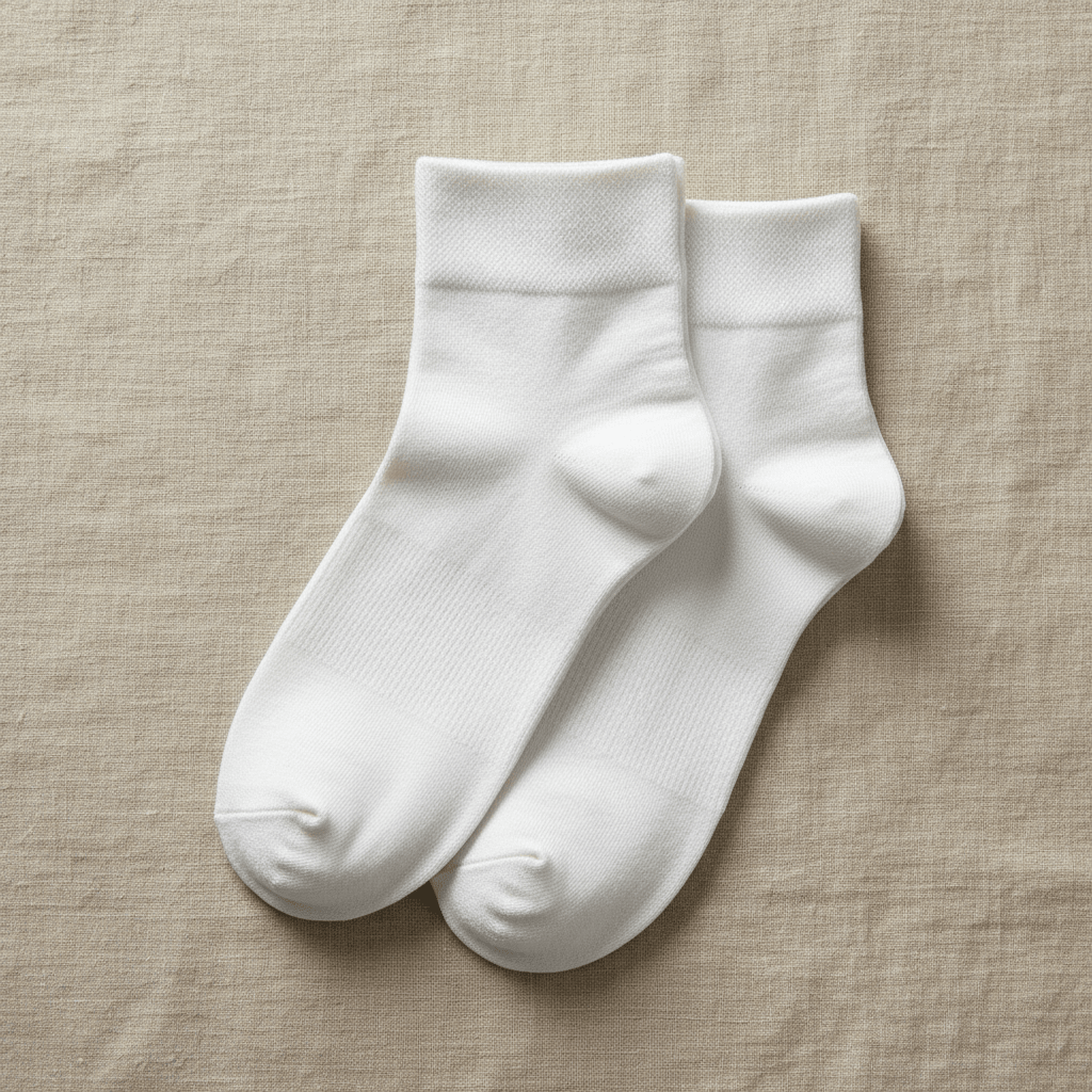 Chaussettes Classiques en Viscose de Bambou - Blanc - Chaussettes - Ethos Next