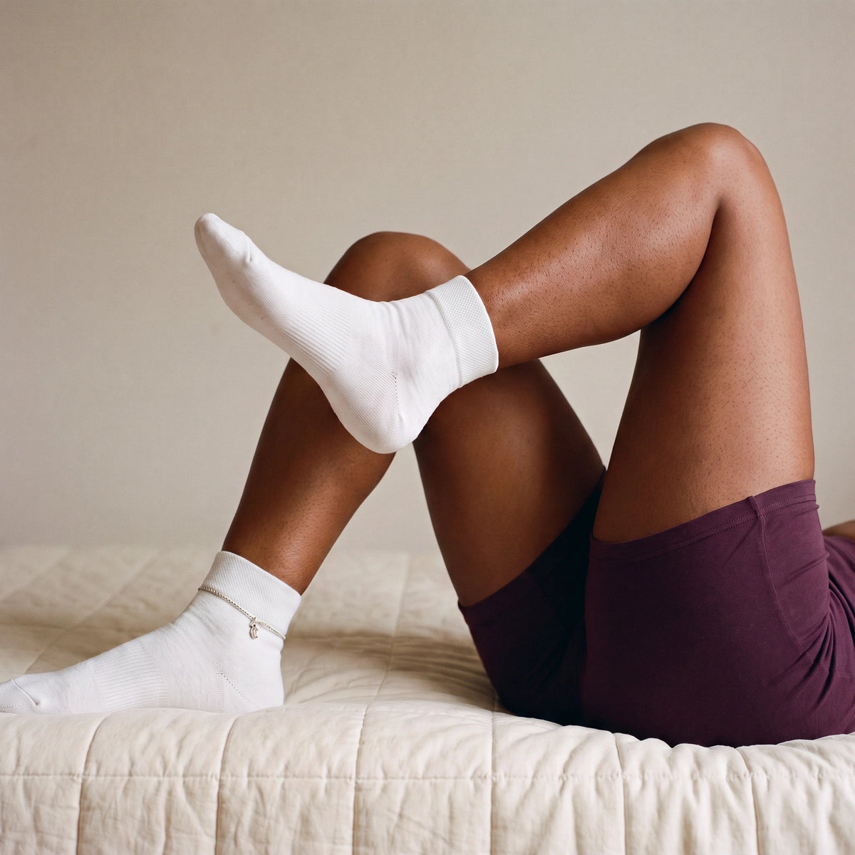 Chaussettes Classiques en Viscose de Bambou - Blanc - Chaussettes - Ethos Next