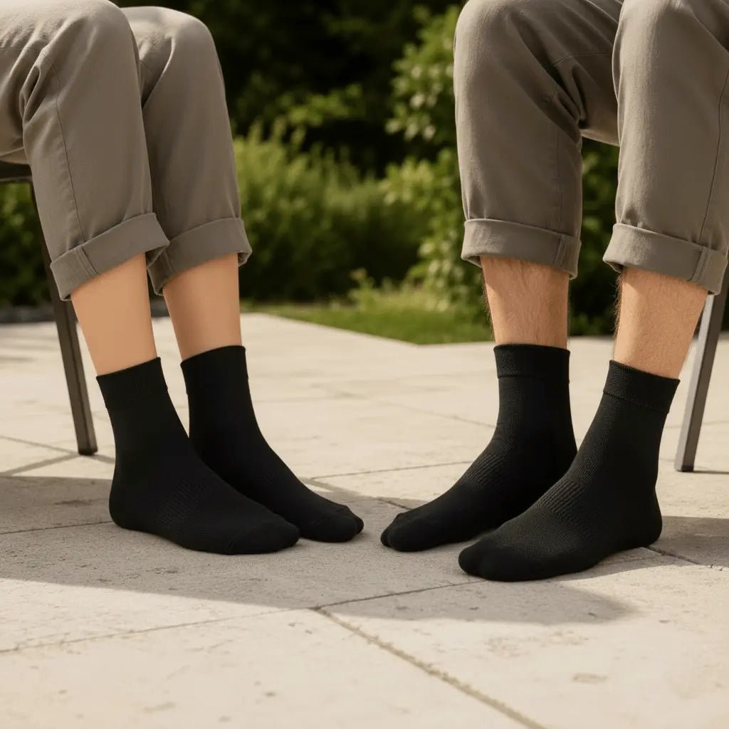 Chaussettes Classiques en Viscose de Bambou - Noir - Chaussettes - Ethos Next