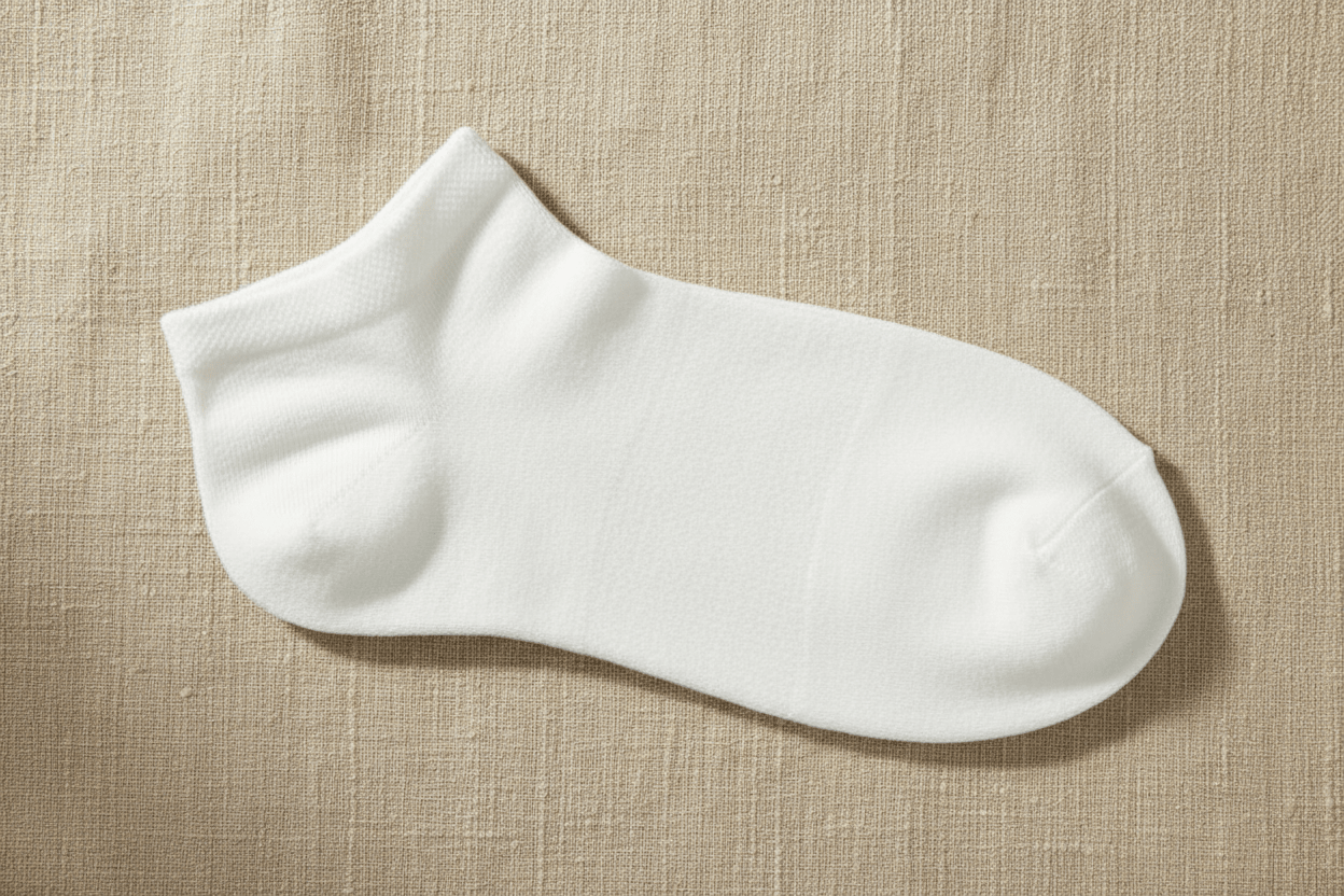 Chaussettes Mi - Chevilles en Viscose de Bambou - Blanc - Chaussettes - Ethos Next