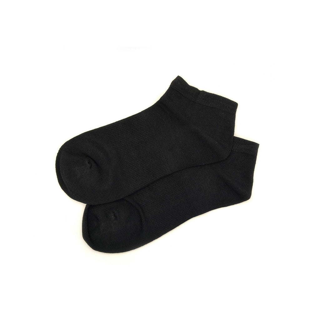 Chaussettes Mi - Chevilles en Viscose de Bambou - Noir - Ethos Next