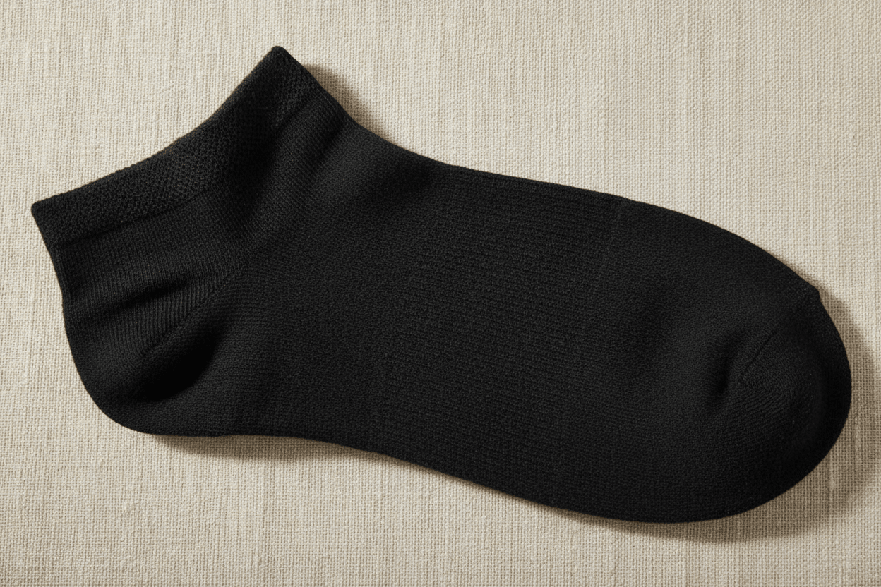 Chaussettes Mi - Chevilles en Viscose de Bambou - Noir - Chaussettes - Ethos Next
