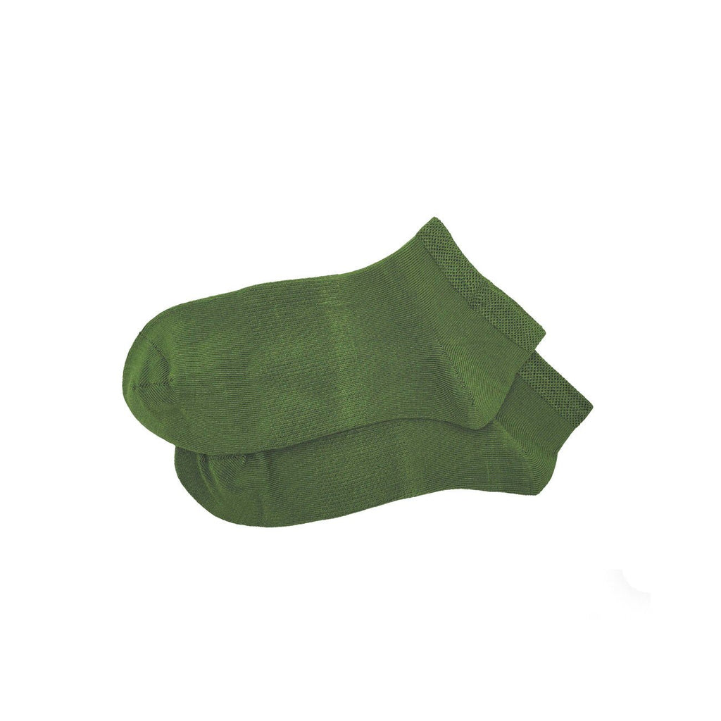 Chaussettes Mi - Chevilles en Viscose de Bambou - Vert - Ethos Next