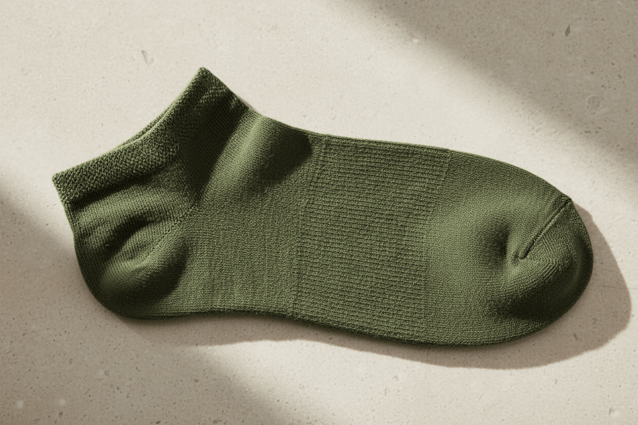 Chaussettes Mi - Chevilles en Viscose de Bambou - Vert - Chaussettes - Ethos Next
