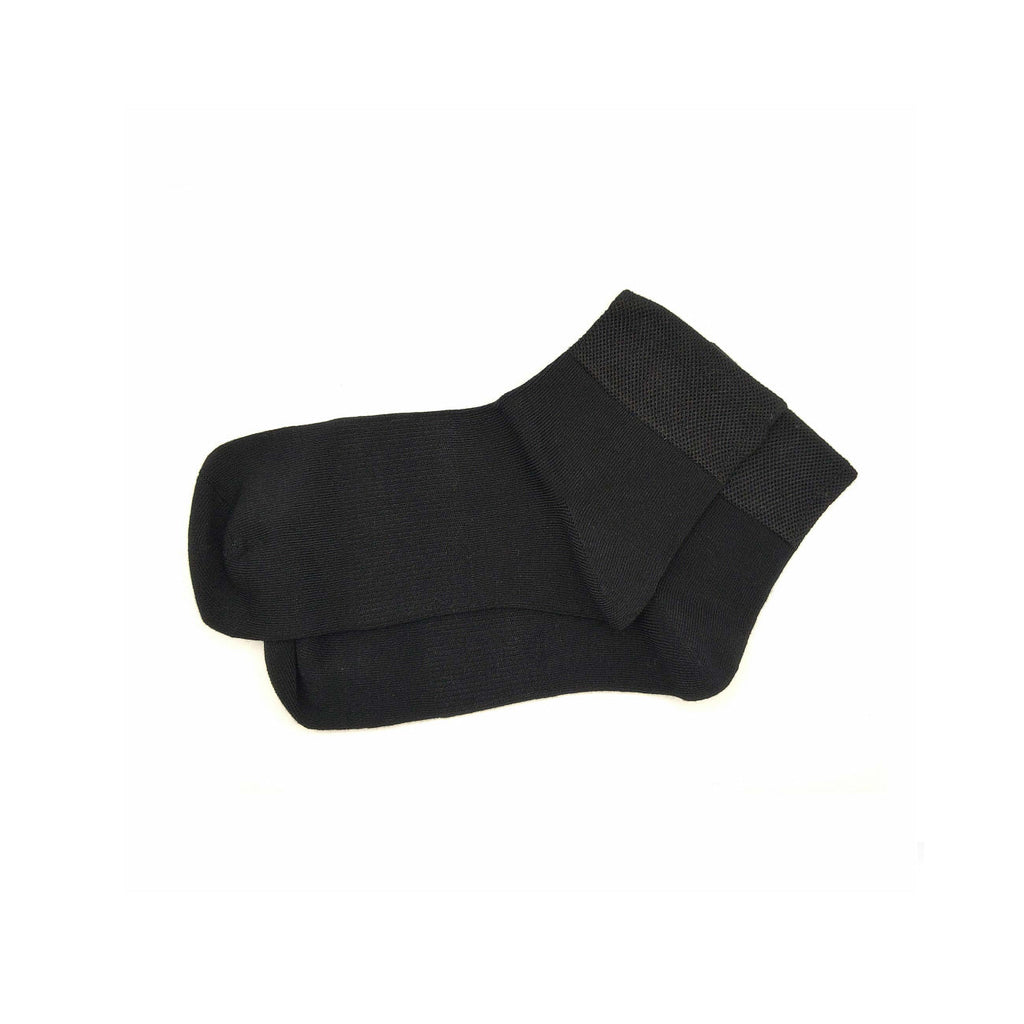 Chaussettes noires en bambou antitranspirantes