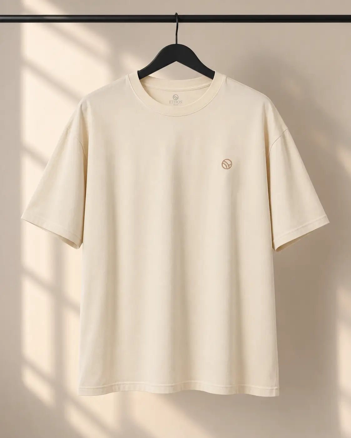T-Shirt Unisexe en Lyocell de Bambou - Crème - T-Shirt - Ethos Next